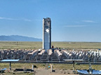 Photo of power tower CSP plant.
